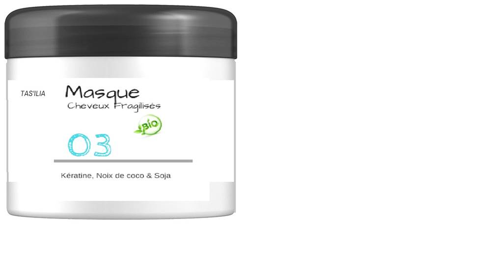 Masque kératine bio cheveux fragilisé